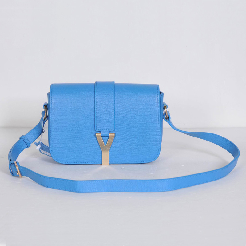 Borsa 66011 Yves Saint Laurent Grande spalla Chyc Blu 66011